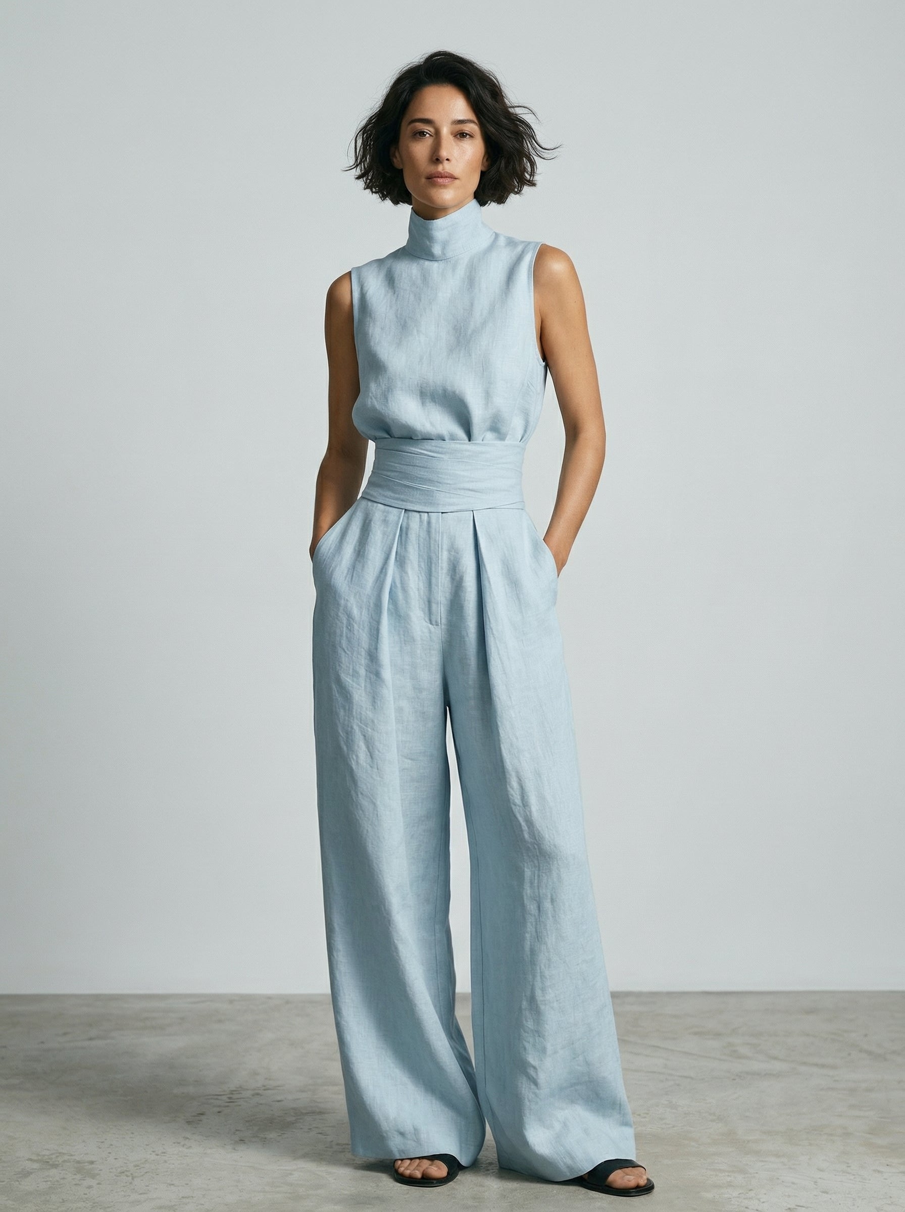 Nuria | Set minimalista con top senza maniche • S1