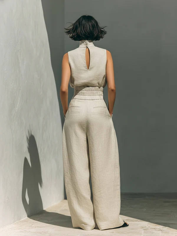 Nuria | Set minimalista con top senza maniche • S1